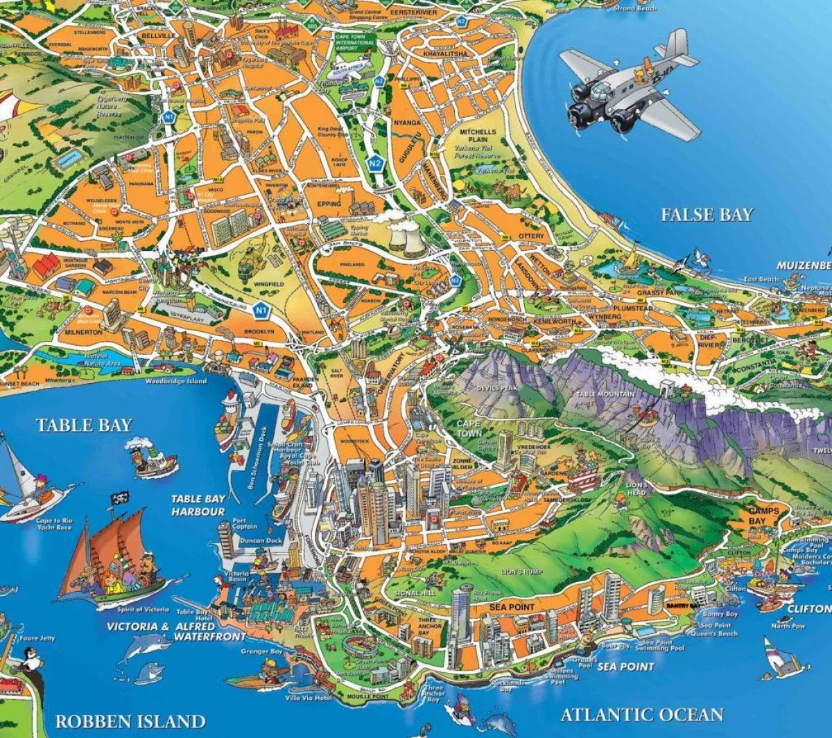 Karte von Cape Town Hafen