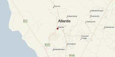 Karte von atlantis Cape Town 