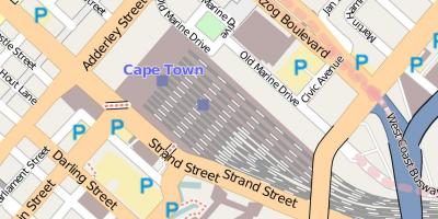 Karte von barrack street, Cape Town