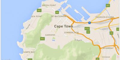 Karte von de waterkant Cape Town