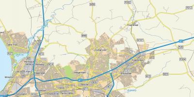 Karte von Vorort durbanville