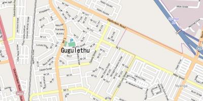 Karte von gugulethu in Kapstadt