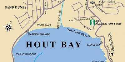 Karte von hout bay, Kapstadt Karte
