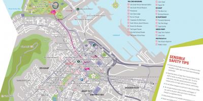 City sightseeing Cape Town-Karte
