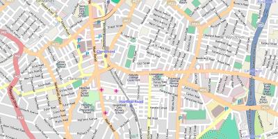 Karte von Luftbild-Stadtplan von Kapstadt