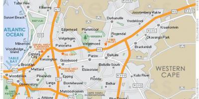 Karte von plattekloof