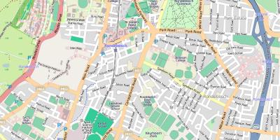 Karte von Cape Town rondebosch